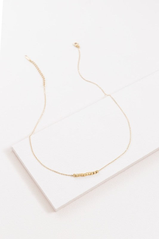Lovoda Cubed Necklace 14K
