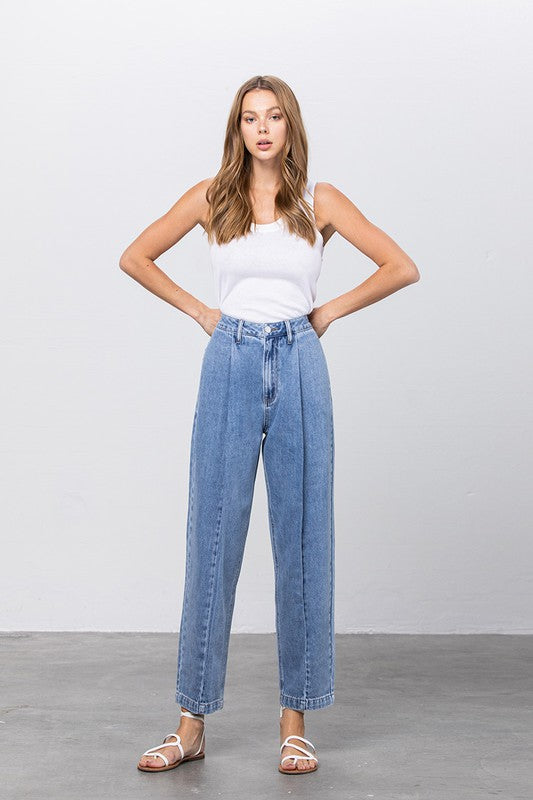 Denim Lab USA HI-WAIST SLOUCH JEANS