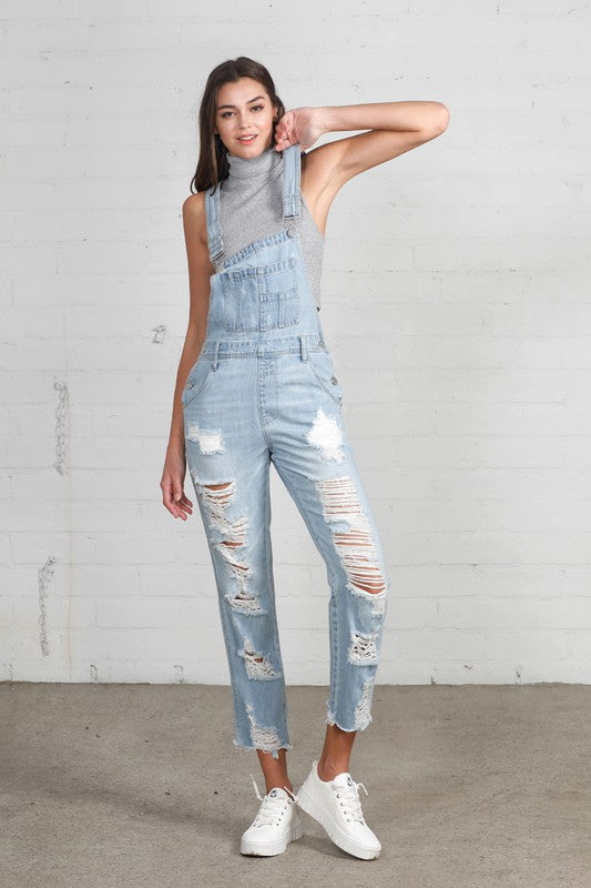 Insane Gene HEAVY DISTRESSED STRAIGHT FIT OVERALL