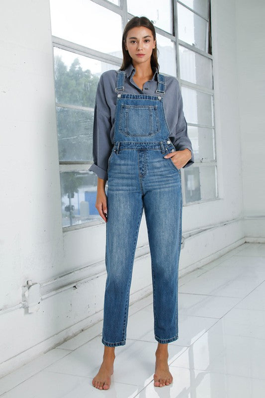 Insane Gene MOM FIT DENIM OVERALL