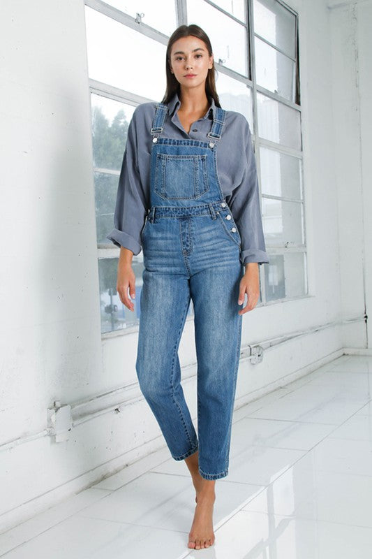 Insane Gene MOM FIT DENIM OVERALL
