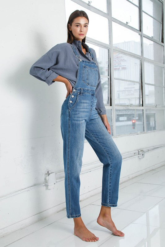 Insane Gene MOM FIT DENIM OVERALL