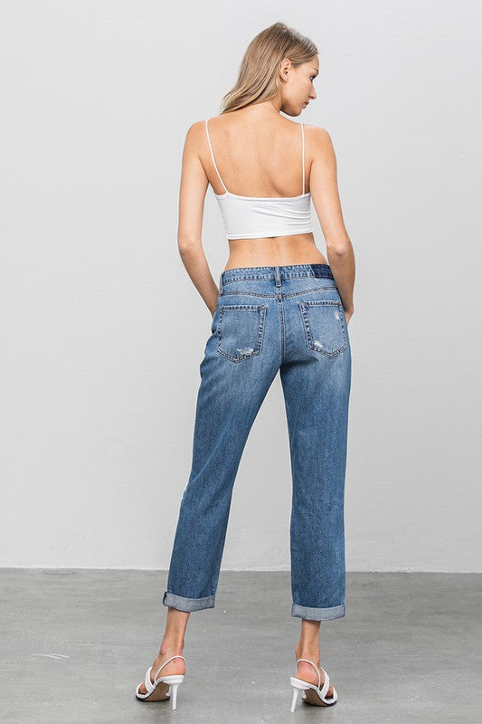 Insane Gene DISTRESSED PREMIUM BOYFRIEND JEANS