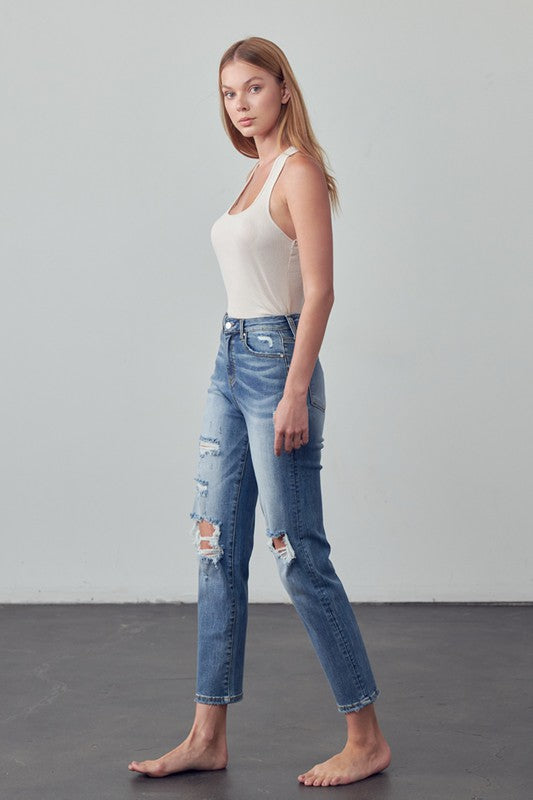 Insane Gene HIGH RISE GIRLFRIEND JEANS