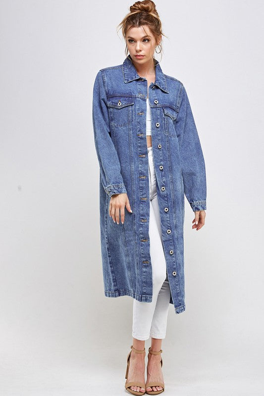 Blue Age NON-STRETCH THIRD QUARTER DENIM JACKET