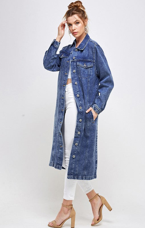 Blue Age NON-STRETCH THIRD QUARTER DENIM JACKET