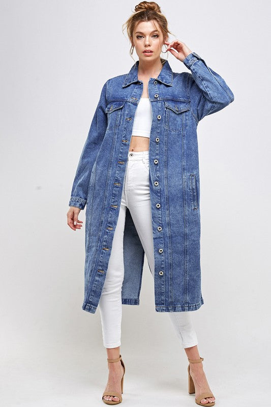 Blue Age NON-STRETCH THIRD QUARTER DENIM JACKET
