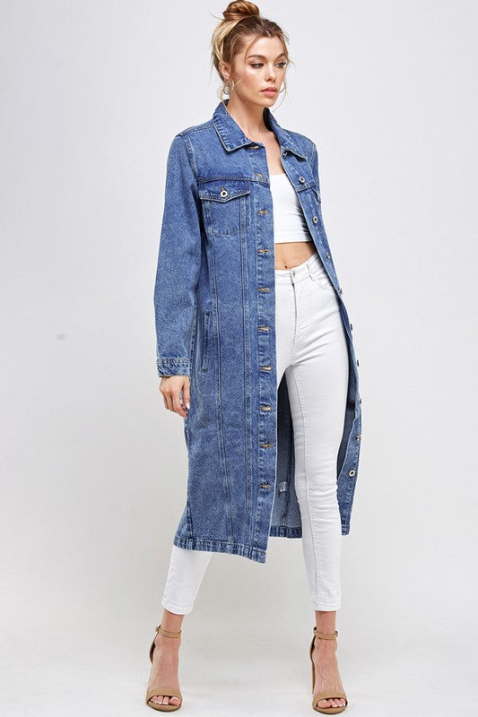 Blue Age NON-STRETCH THIRD QUARTER DENIM JACKET