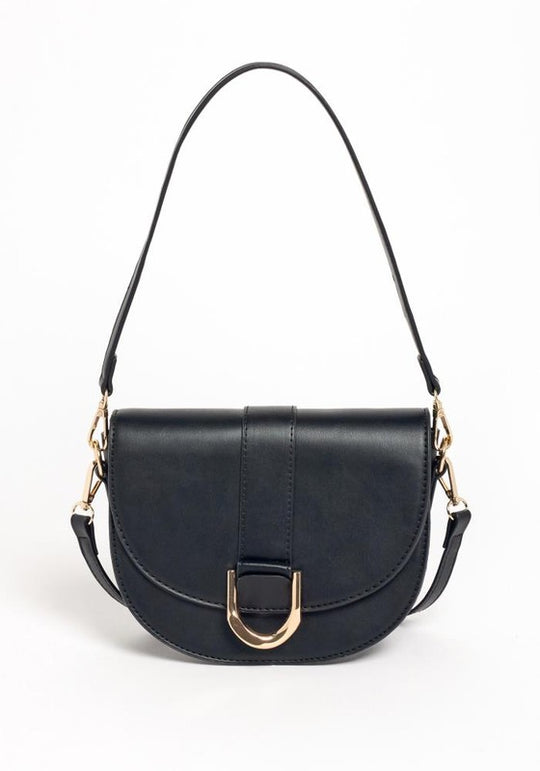 Bella Chic PU LEATHER MODERN SADDLE BAG