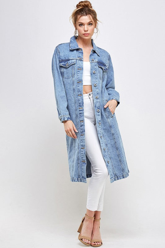 Blue Age NON-STRETCH THIRD QUARTER DENIM JACKET