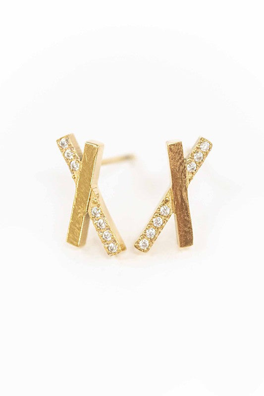 Lovoda Crossroads Stud Earrings