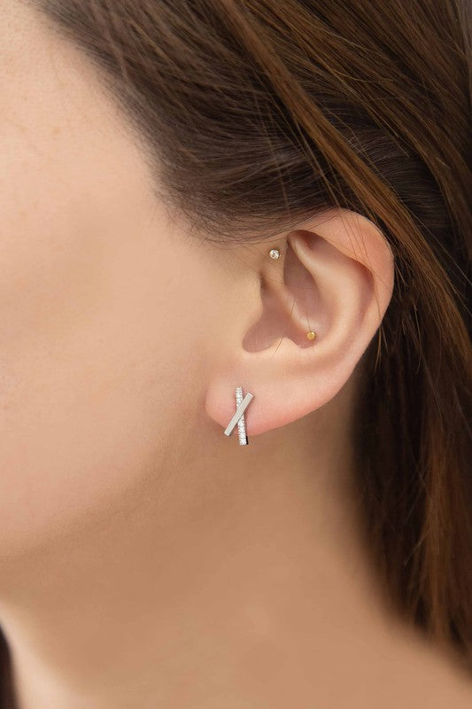 Lovoda Crossroads Stud Earrings