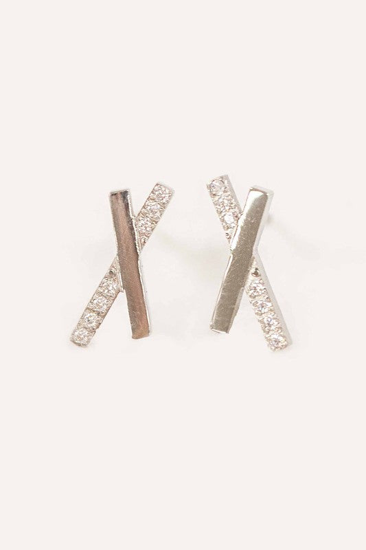 Lovoda Crossroads Stud Earrings