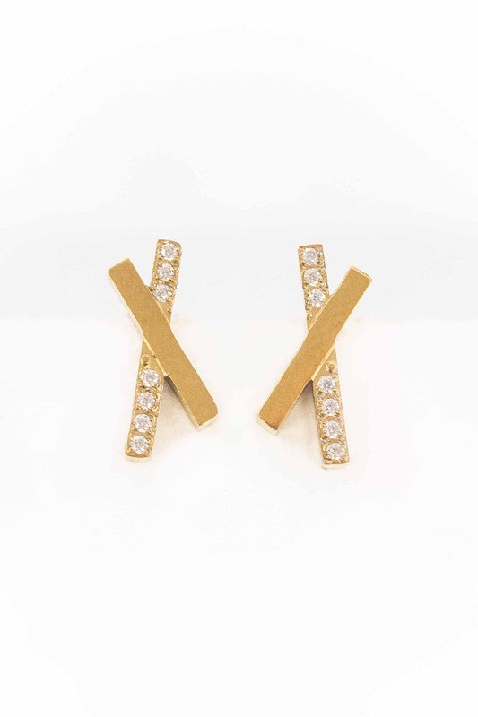 Lovoda Crossroads Stud Earrings