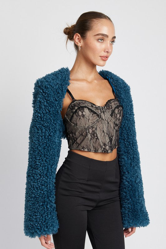 Emory Park FAUX FUR BOLERO