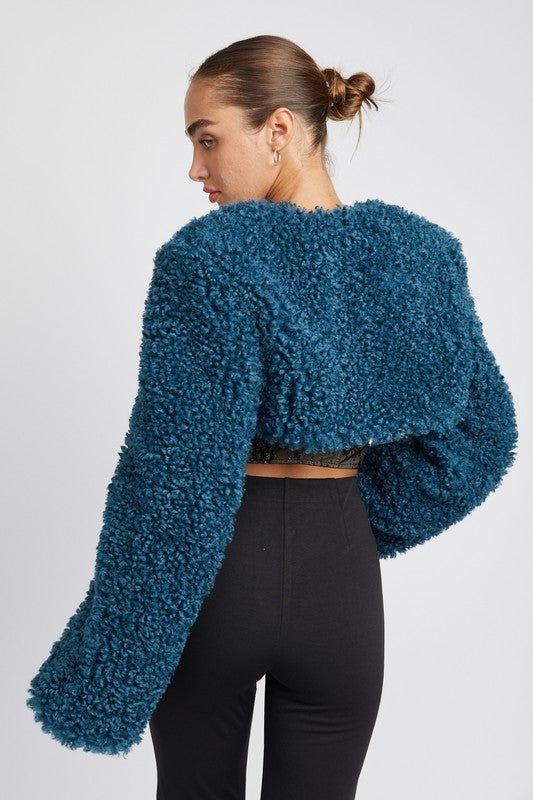 Emory Park FAUX FUR BOLERO