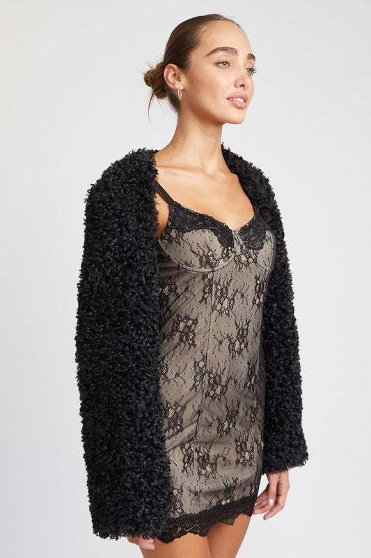 Emory Park FAUX FUR BOLERO