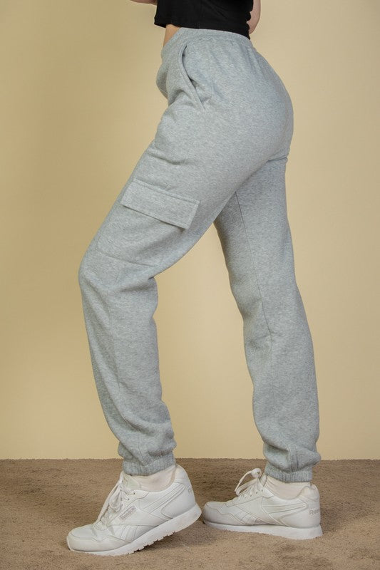 Capella Side Pocket Drawstring Waist Sweatpants