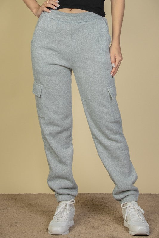 Capella Side Pocket Drawstring Waist Sweatpants