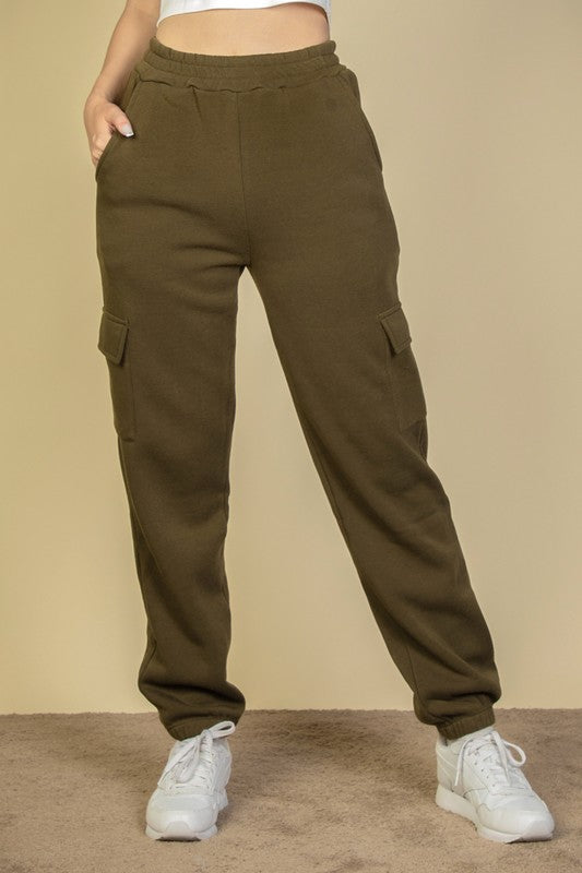 Capella Side Pocket Drawstring Waist Sweatpants