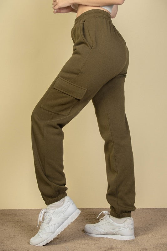 Capella Side Pocket Drawstring Waist Sweatpants