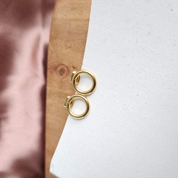 Spiffy & Splendid Luxe Gold Oriana Studs - Small