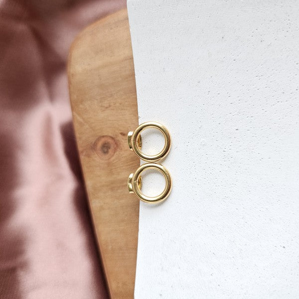 Spiffy & Splendid Luxe Gold Oriana Studs - Small