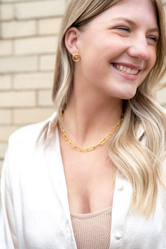 Spiffy & Splendid Luxe Gold Oriana Studs - Medium