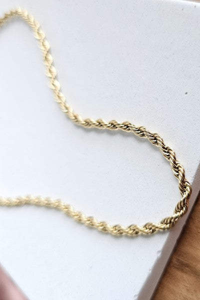 Spiffy & Splendid Luxe Gold Rope Chain - 16in