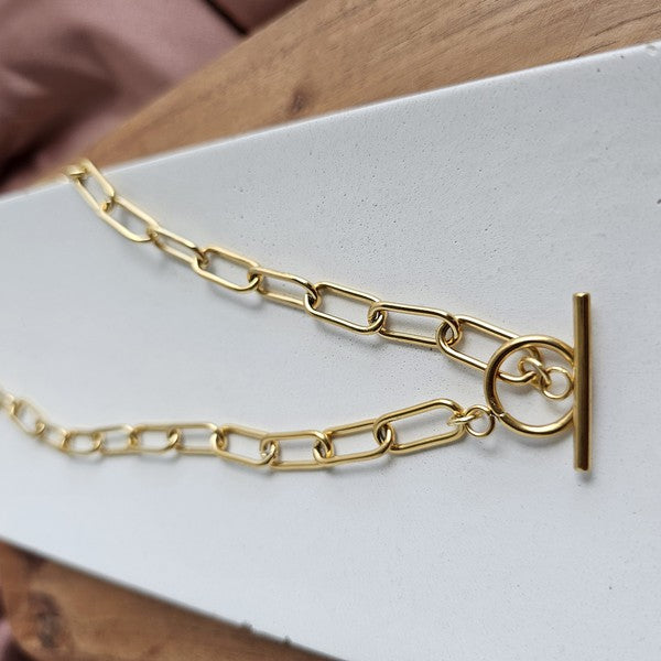 Spiffy & Splendid Luxe Gold Chunky Paperclip Chain - 20in