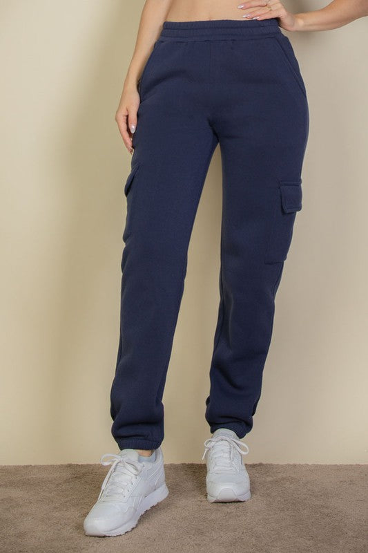 Capella Side Pocket Drawstring Waist Sweatpants