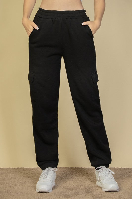 Capella Side Pocket Drawstring Waist Sweatpants