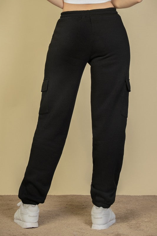 Capella Side Pocket Drawstring Waist Sweatpants