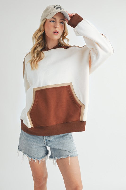 Aemi + Co Kate Colorblock Hoodie