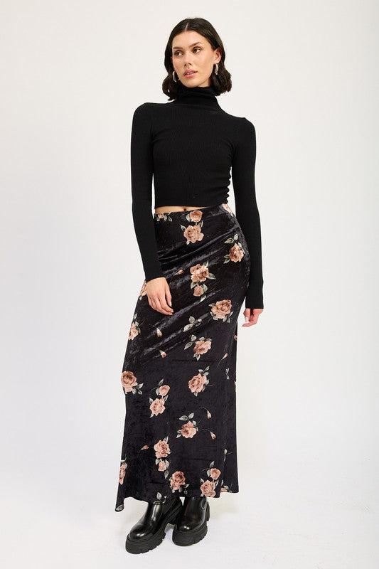 Emory Park HIGH WAIST PENCIL MAXI SKIRT