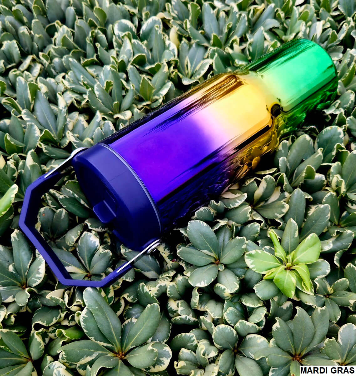 30 oz Ombre Mirror Tumbler with Handle and Flip Straw