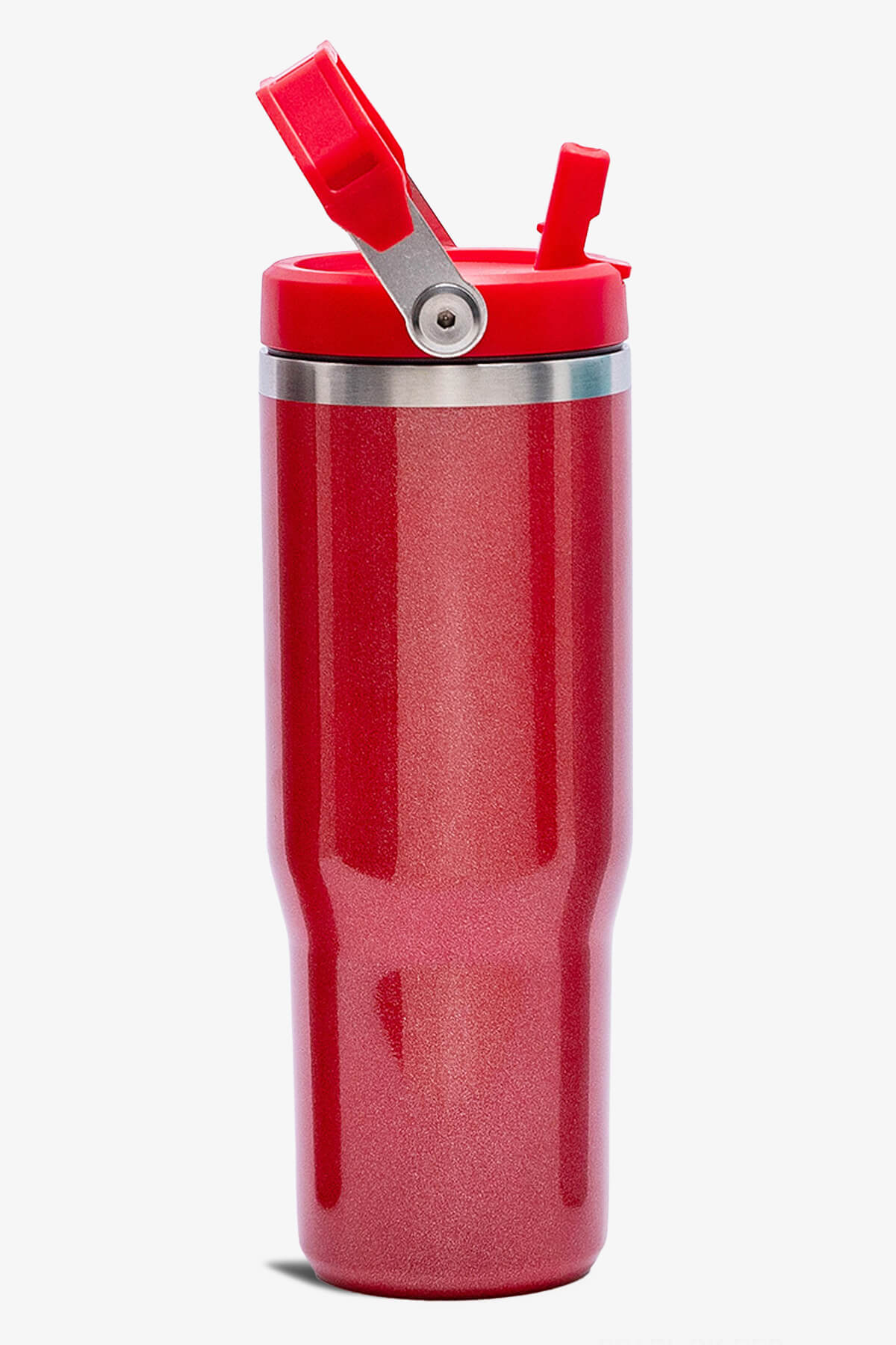 30 oz Pearl Tumbler with Handle and Flip Straw