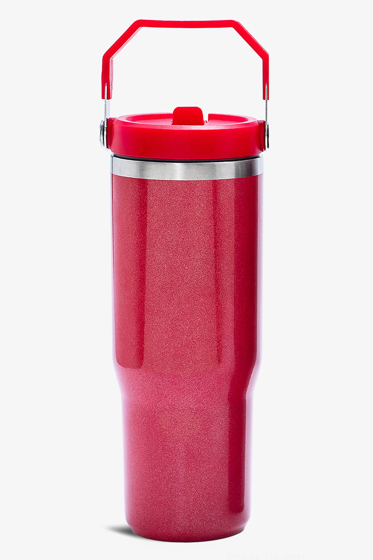 30 oz Pearl Tumbler with Handle and Flip Straw