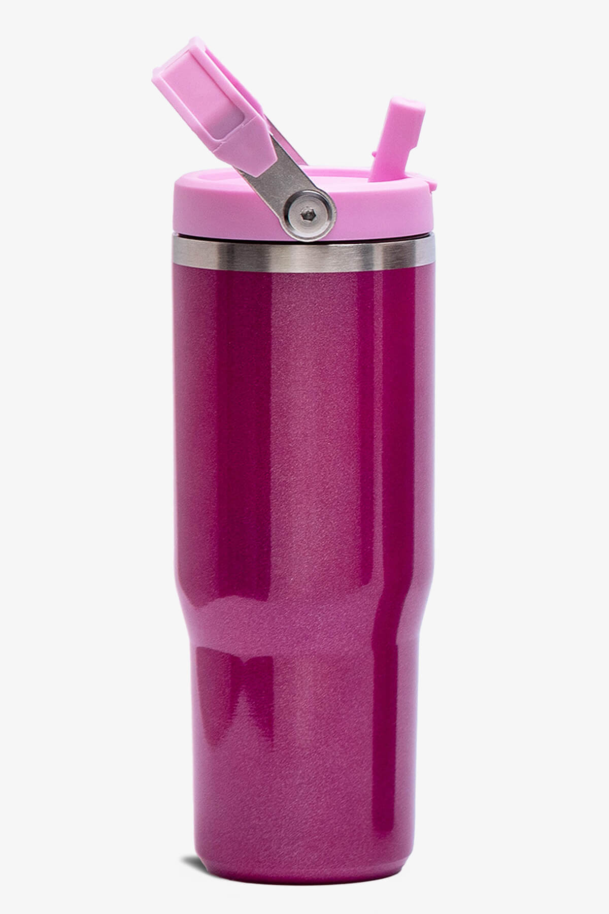 30 oz Pearl Tumbler with Handle and Flip Straw