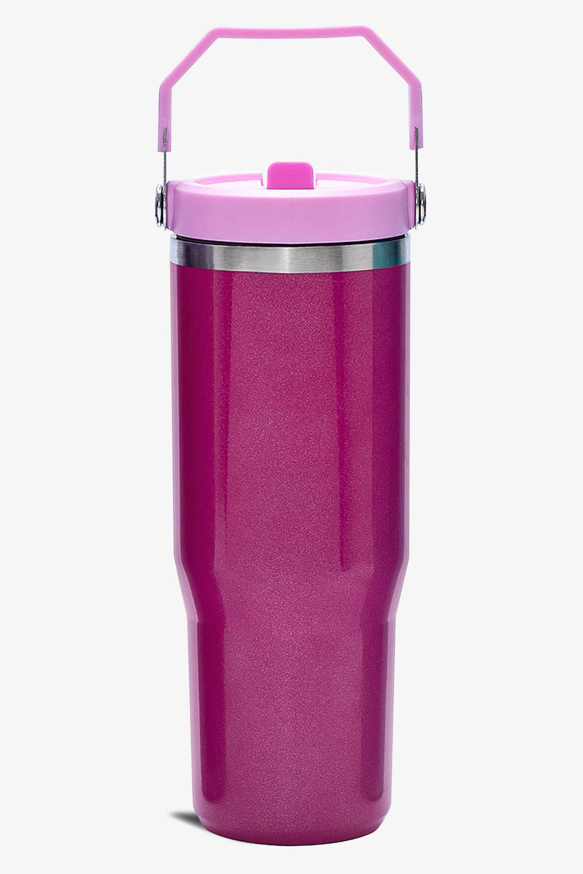 30 oz Pearl Tumbler with Handle and Flip Straw