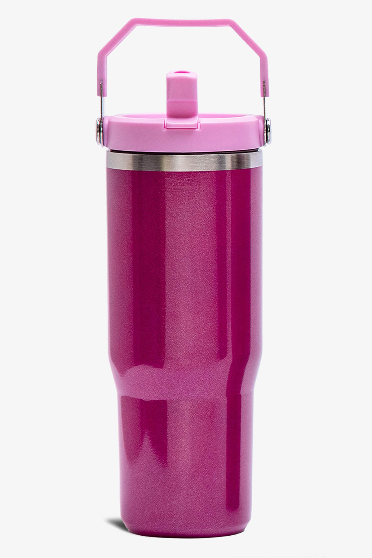 30 oz Pearl Tumbler with Handle and Flip Straw