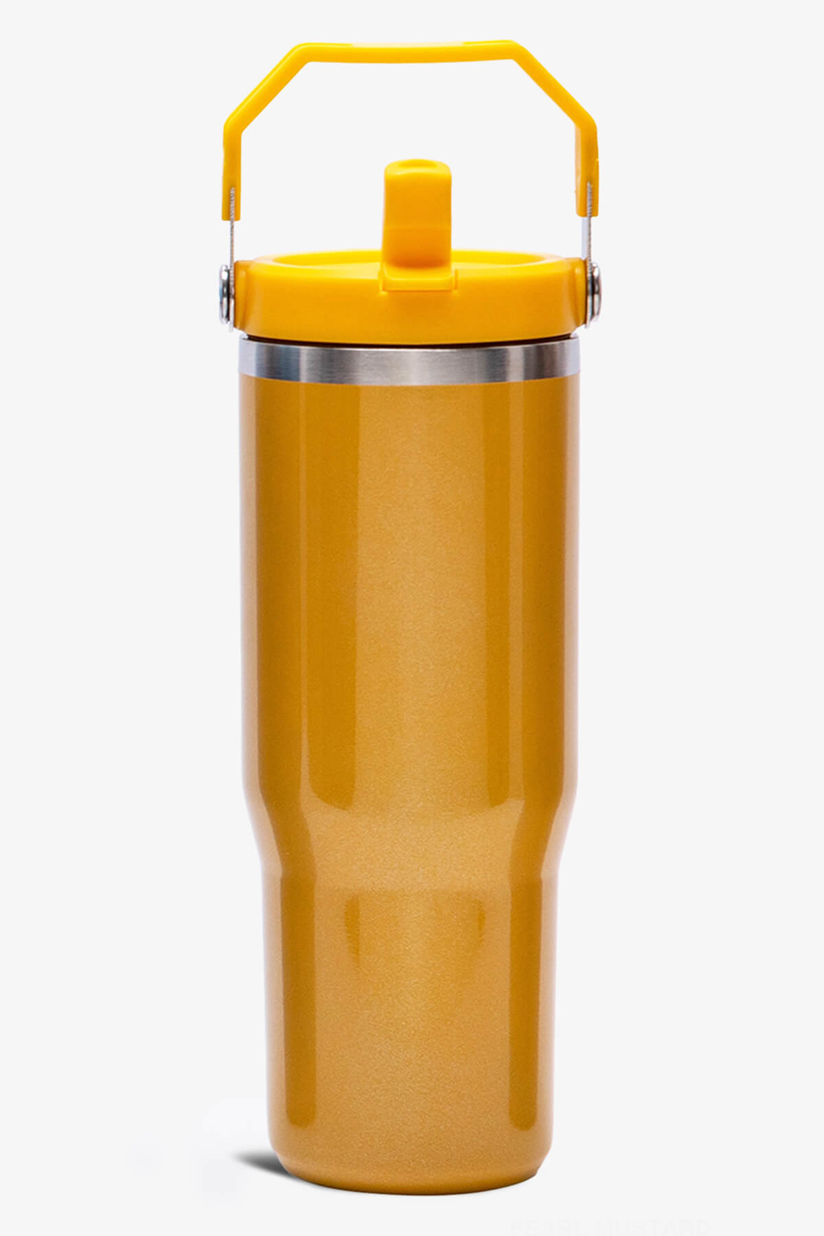 30 oz Pearl Tumbler with Handle and Flip Straw