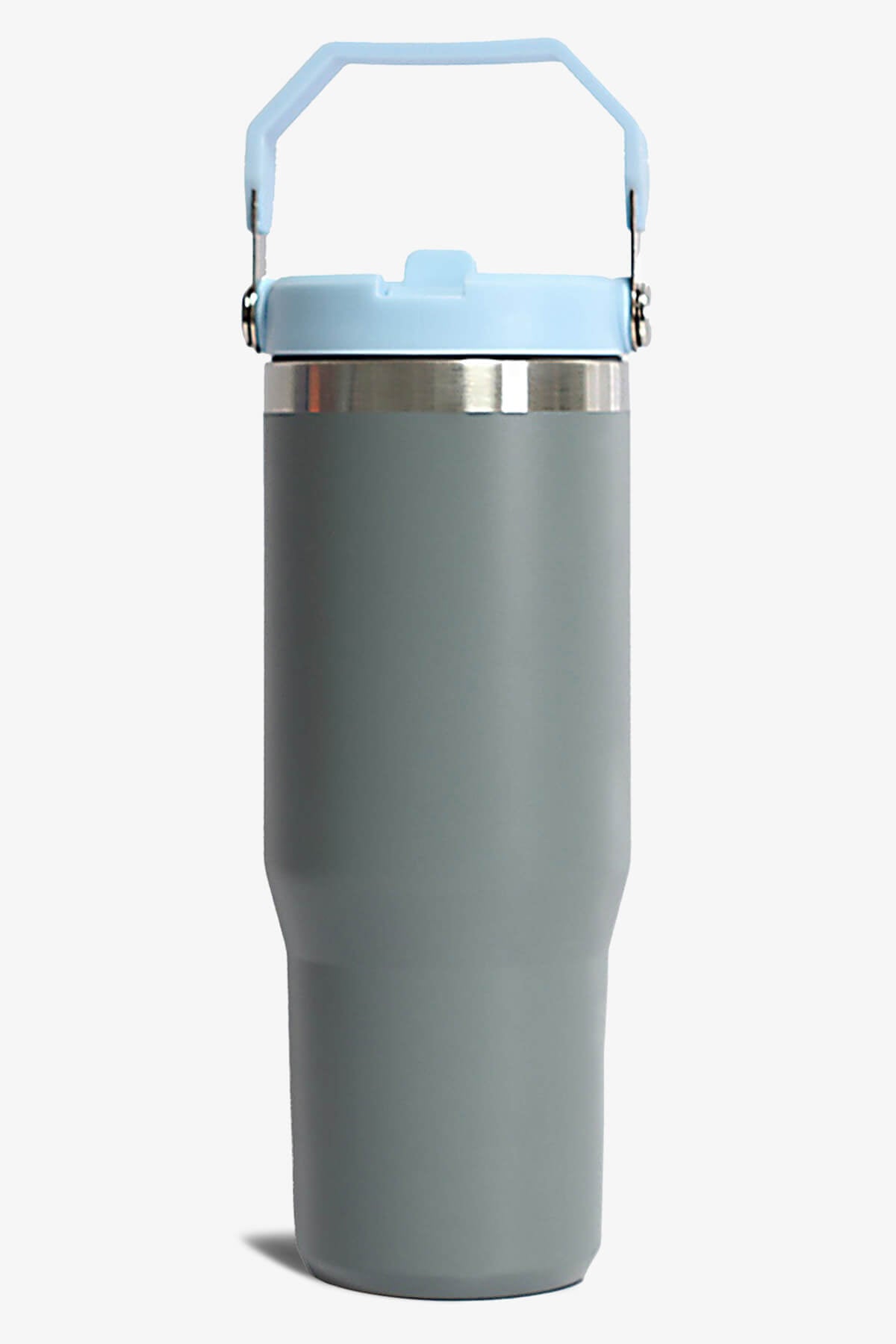 30 oz Tumbler With Handle And Flip Straw
