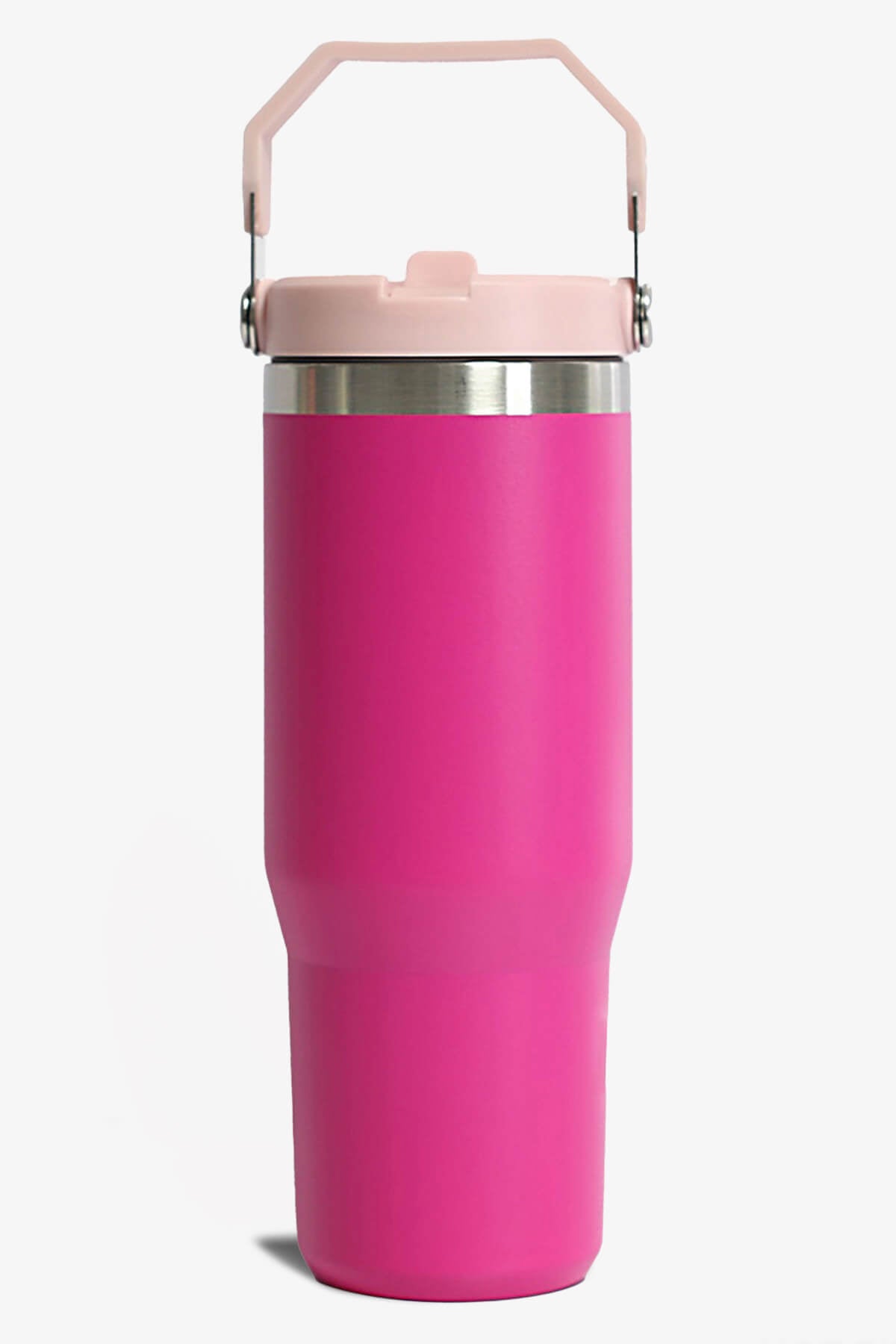 30 oz Tumbler With Handle And Flip Straw