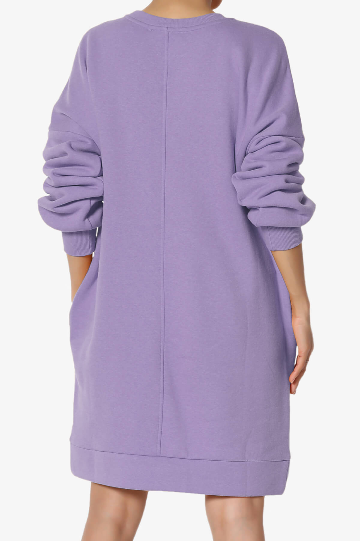 Accie Crew Neck Tunic Sweatshirt LAVENDER_2