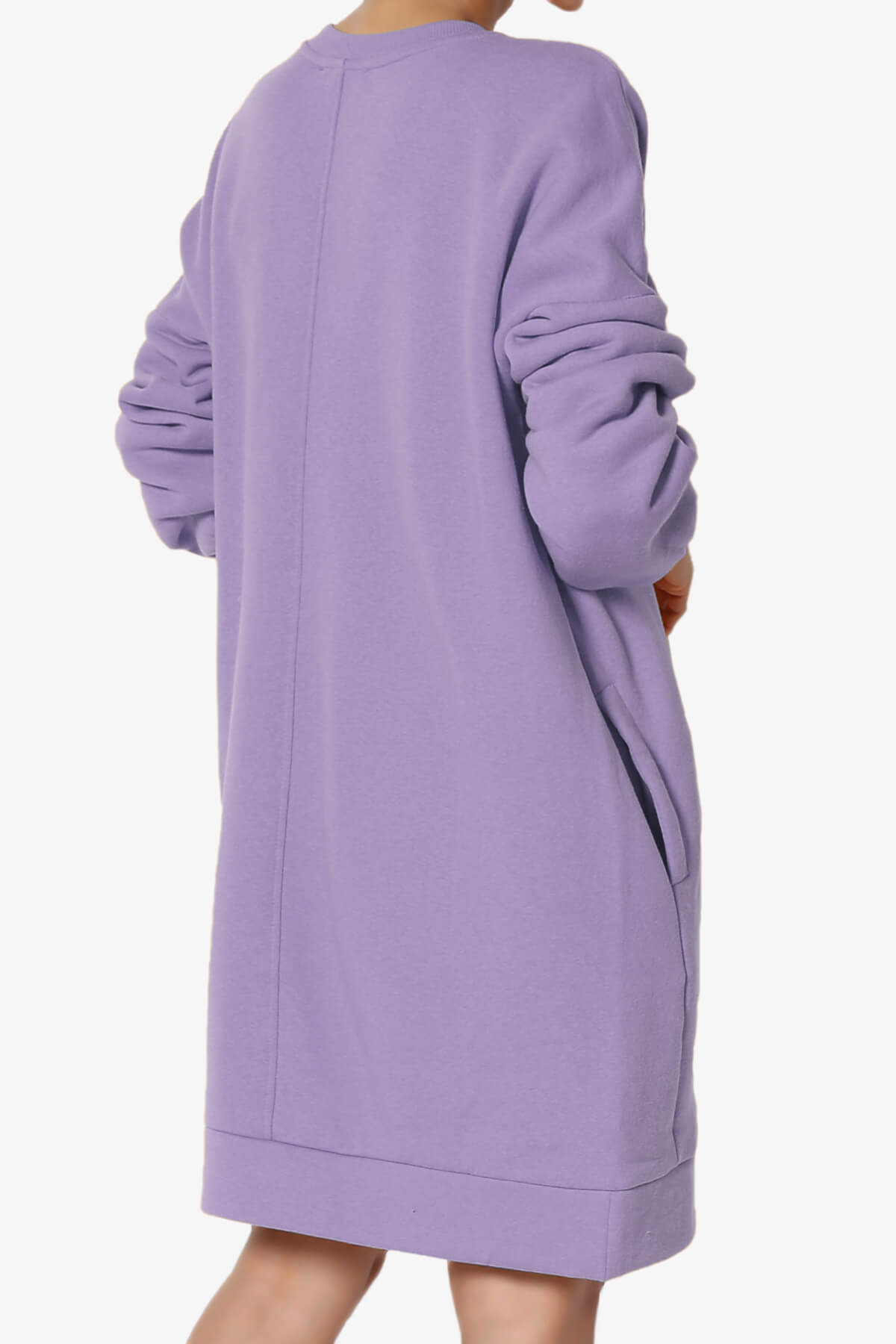 Accie Crew Neck Tunic Sweatshirt LAVENDER_4