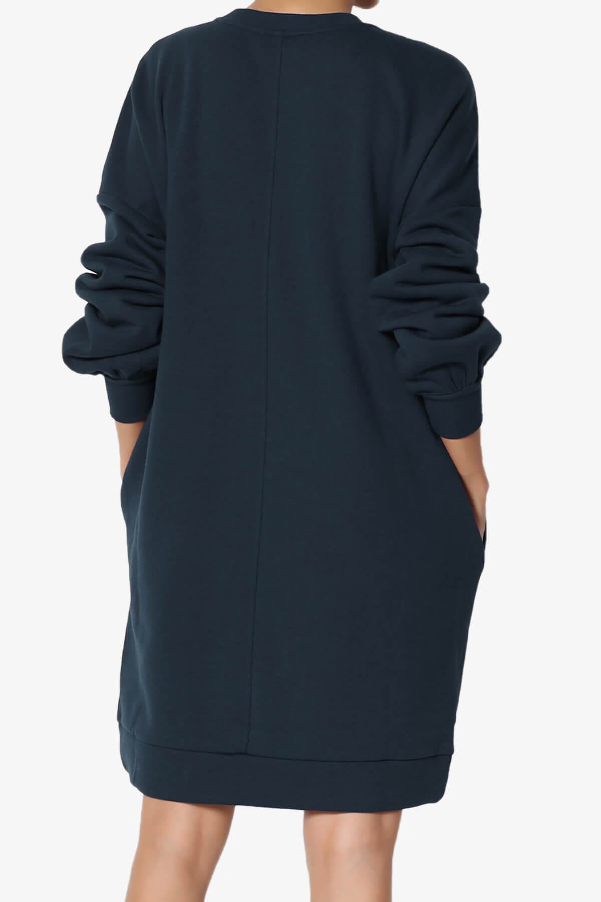 Accie Crew Neck Tunic Sweatshirt NAVY_2