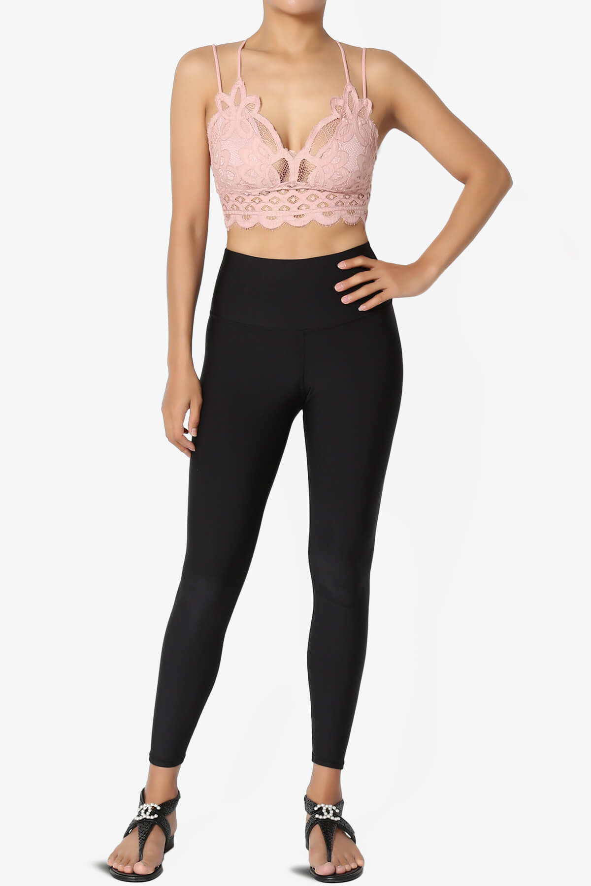 Adella Crochet Lace Bralette CREAM MAUVE_6