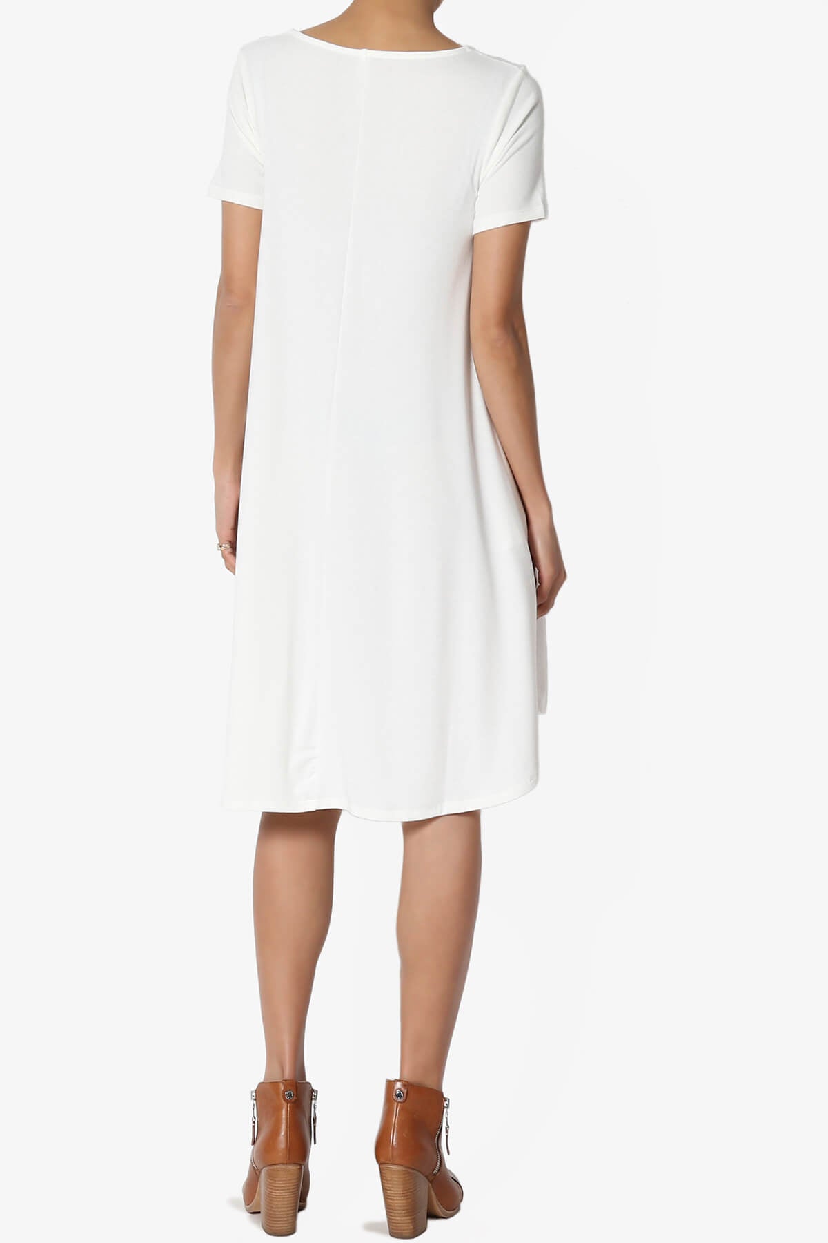 Amella Strappy Scoop Neck Pocket Dress IVORY_2