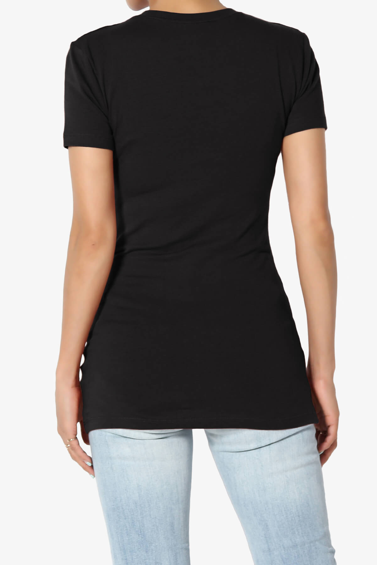 Candela Crew Neck Short Sleeve T-Shirts BLACK_2